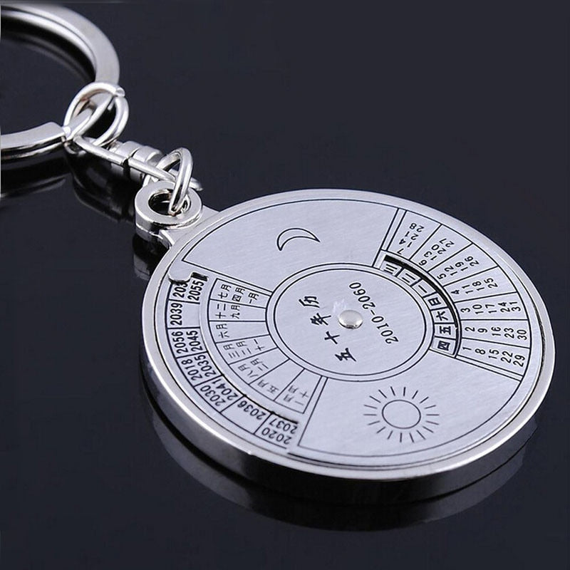 Unique Compass Metal Keychain