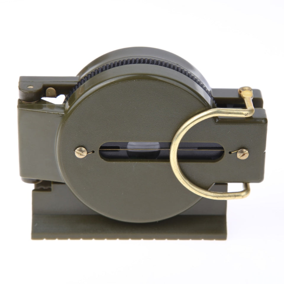 Portable Folding Army Green Lens Compass