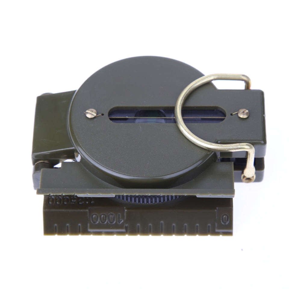 Portable Folding Army Green Lens Compass