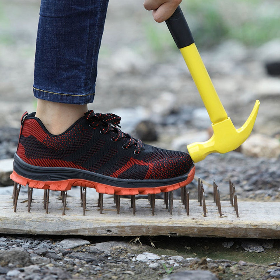Mens Breathable Steel Toe Cap Safety Shoes