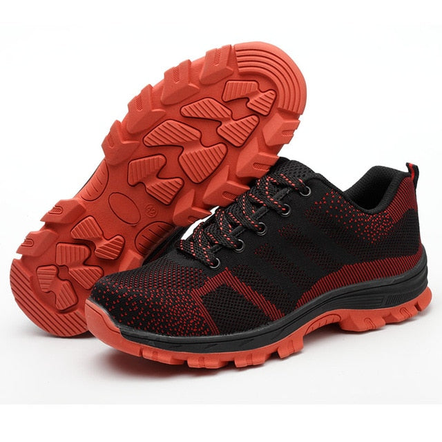 Mens Breathable Steel Toe Cap Safety Shoes