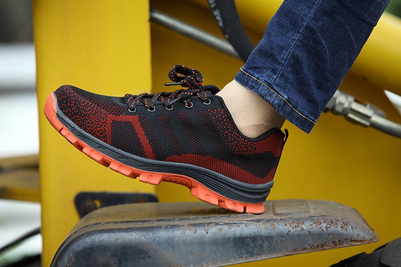 Mens Breathable Steel Toe Cap Safety Shoes
