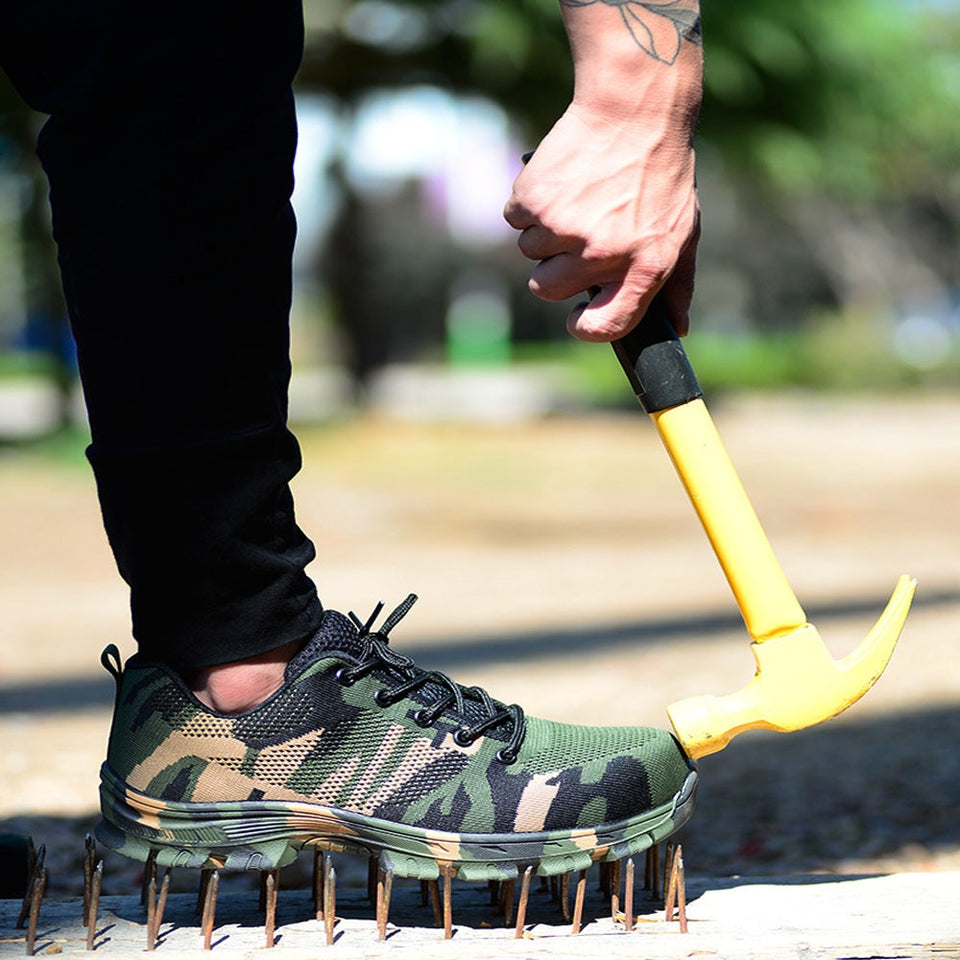 Mens Outdoor Safety Tactical Shoes