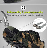 Mens Outdoor Safety Tactical Shoes