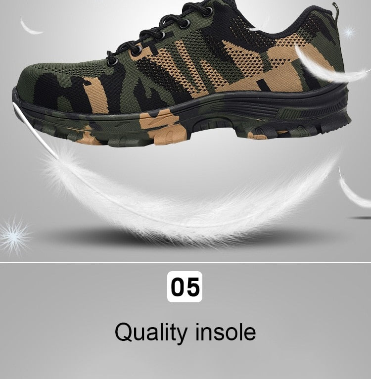 Mens Outdoor Safety Tactical Shoes